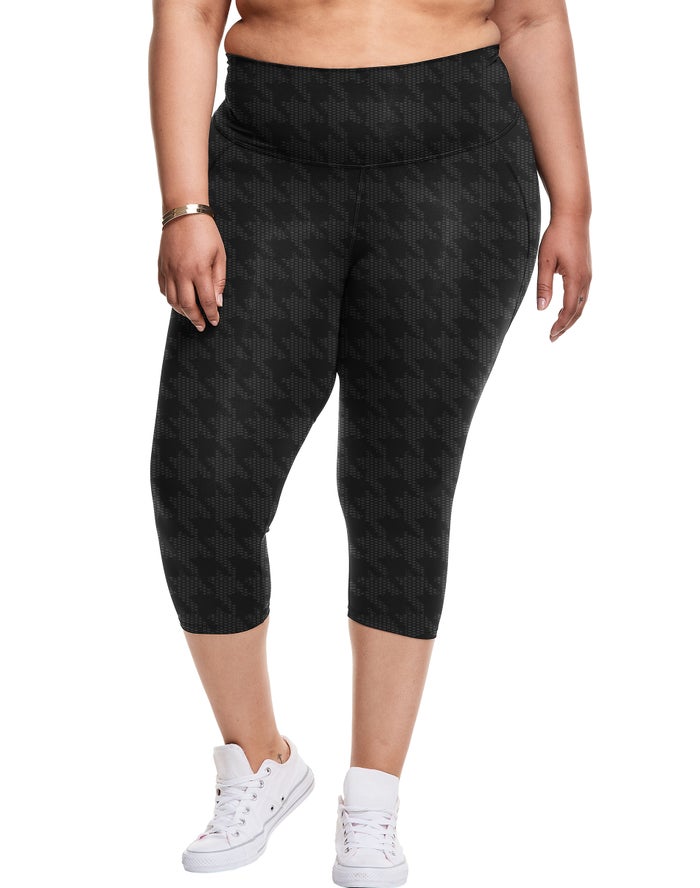 Champion Plus Absolute Knee Legging Dames - Zwart - Belgie 7063EJDYN